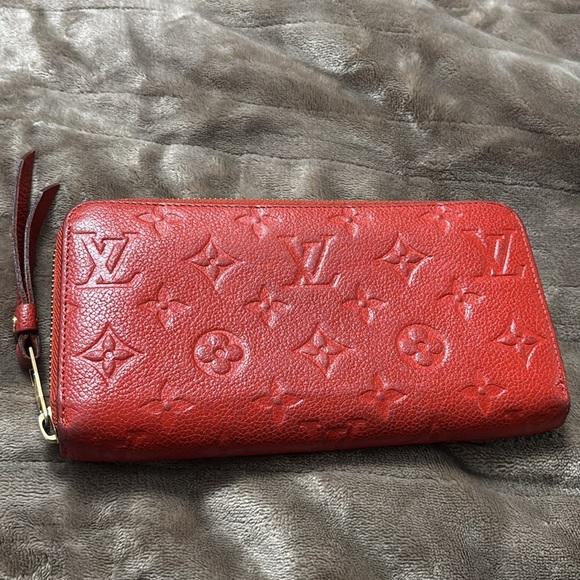 LV red empriente bandoliere 25 and wallet - Picture 8 of 13